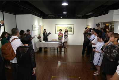 丹青傳韻 愛新覺羅文嘉、恒錦宮廷畫展在港舉辦 共促文化藝術(shù)交融